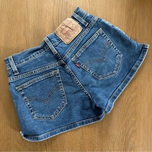 Levi's Blue Denim Jean Shorts